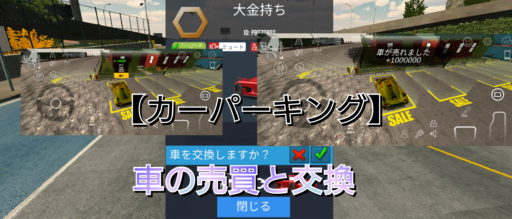 【カーパーキング】車の売り方と交換